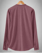 Collar Neck Full Sleeve Cotton Blend Smart Tshirt