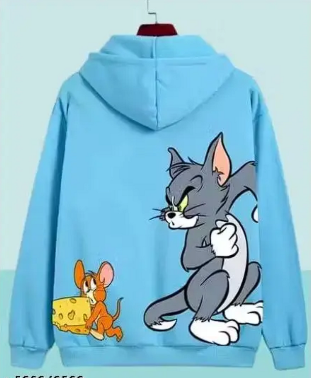 Tom & Jerry Back Print Hoodie