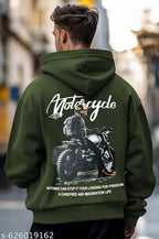 Olive Backprint hoodie