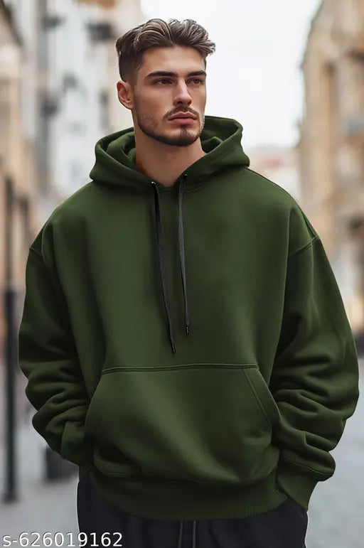 Olive Backprint hoodie